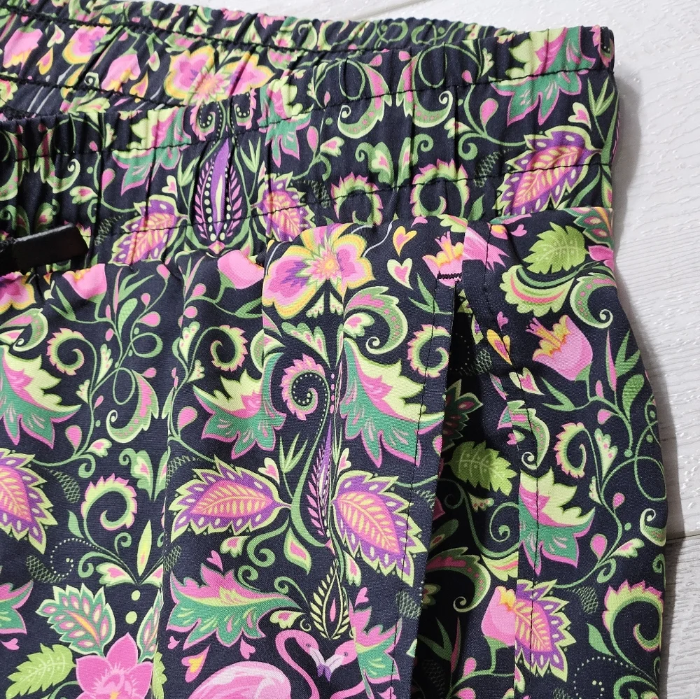 WESC Zack Flamingo Go Wild Swim Trunks Mens Medium Vacation Prints All Over